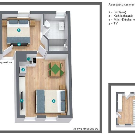 Numero1-Pension Und Cafe รูเบอร์ลันด์ ภายนอก รูปภาพ