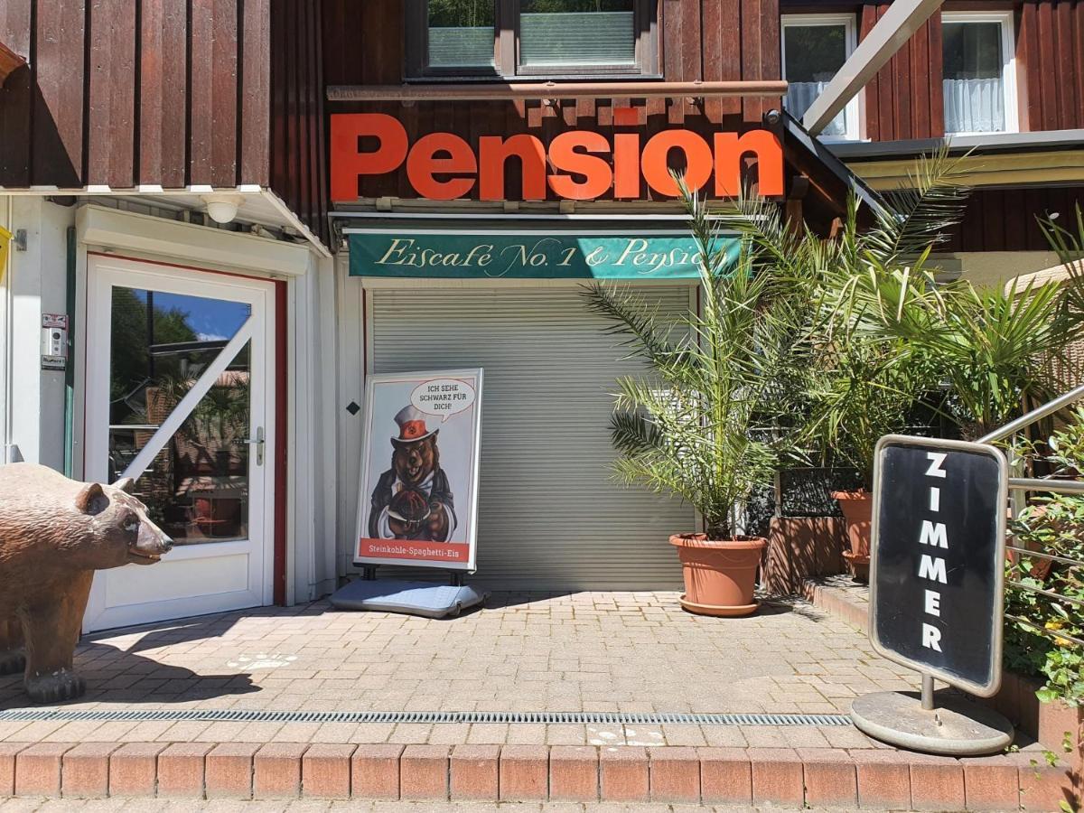 Numero1-Pension Und Cafe รูเบอร์ลันด์ ภายนอก รูปภาพ