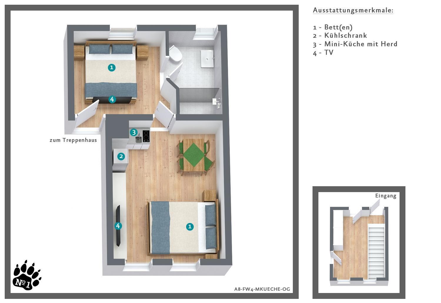 Numero1-Pension Und Cafe รูเบอร์ลันด์ ภายนอก รูปภาพ